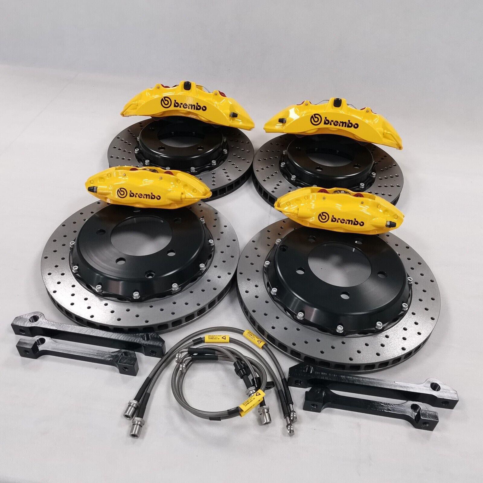 KPR Brakes - 4x4 4WD Brake Upgrades (Disc Rotors / Brake Pads / Brake Hose / Brake Booster ) FOR JEEP WRANGLER JK 2007-2018