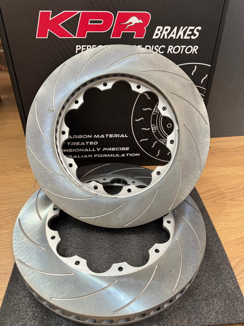 2x KPR HT5S FLAT DISC ROTOR 355 X 32MM slot REPLACEMENT BREMBO BRAKE CALIPERS -BIG BRAKE KIT (Copy)