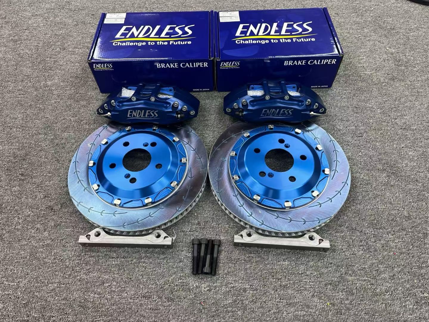 ENDLESS EC670 6POT Calipers + MX72 Pads + ROTOR SLOTTED 380MM -Big Brake Kit (Copy)