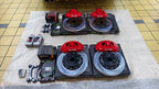 KPR Front + Rrear Big Brake Kit -SP6/SP4 PRO CALIPERS 6/4POT + HT5S KPR HD ROTORS 380mm/355mm/330mm BIG BRAKE KIT Customised Kit