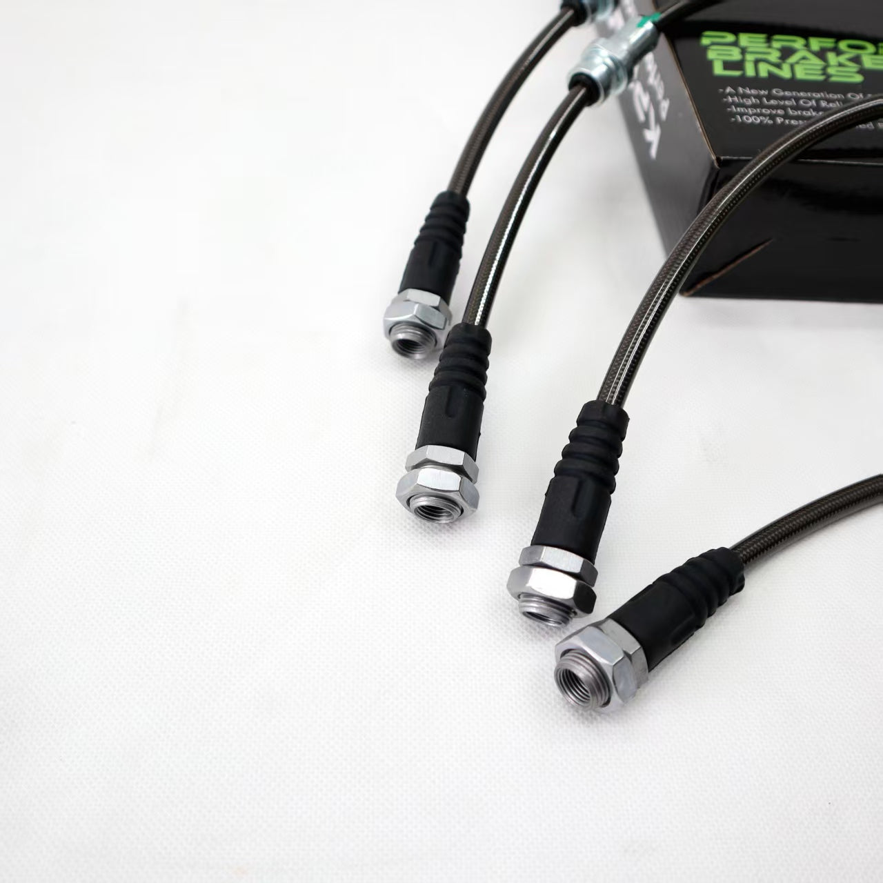 KPR Brake Hose Upgrade Kit (Stainless steel braided) (FOR SUZUKI Jimny 2018-Current XL 5-Door, GLX & Lite 3-Door)