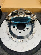 AP Racing TRACK PRO 5000R CP9668 NICKEL PLATED CALIPER + J HOOK SLOT 378MM ROTOR BIG BRAKE KIT  FOR BMW M2 /M2-C
