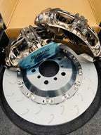 AP Racing TRACK PRO 5000R CP9668 NICKEL PLATED CALIPER + J HOOK SLOT 378MM ROTOR BIG BRAKE KIT  FOR BMW M2 /M2-C