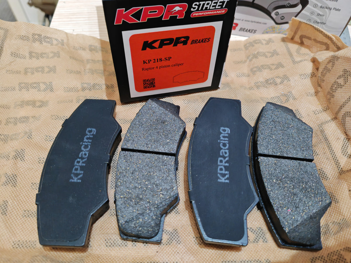 KPR PRO STREET Performance Brake Pads (KP218-SP) FOR AP RACING CP2361 / ALCON PNF4463X551 / PNF4463X553 -4Pot Calipers