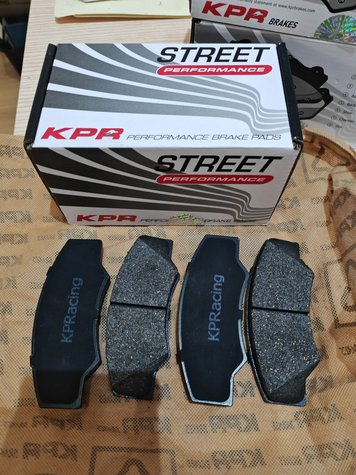 KPR PRO STREET Performance Brake Pads (KP218-SP) FOR AP RACING CP2361 / ALCON PNF4463X551 / PNF4463X553 -4Pot Calipers
