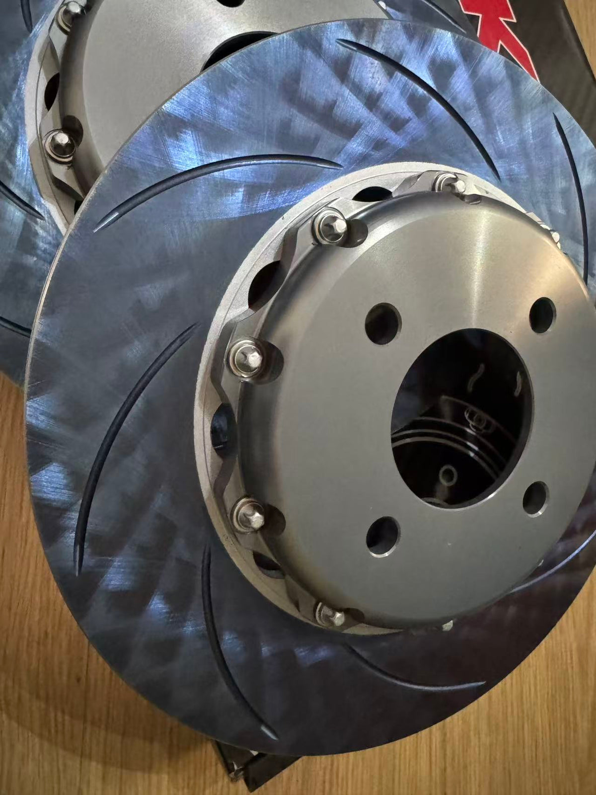 2X KPR HT6S BRAKES ROTOR SUPER DUTY 2-PIECE REPLACEMENT ROTORS 282MM X26MM  4H X 100 PCD Customised Rotors
