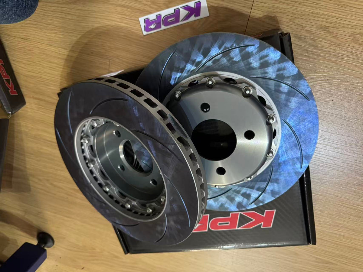 2X KPR HT6S BRAKES ROTOR SUPER DUTY 2-PIECE REPLACEMENT ROTORS 282MM X26MM  4H X 100 PCD Customised Rotors