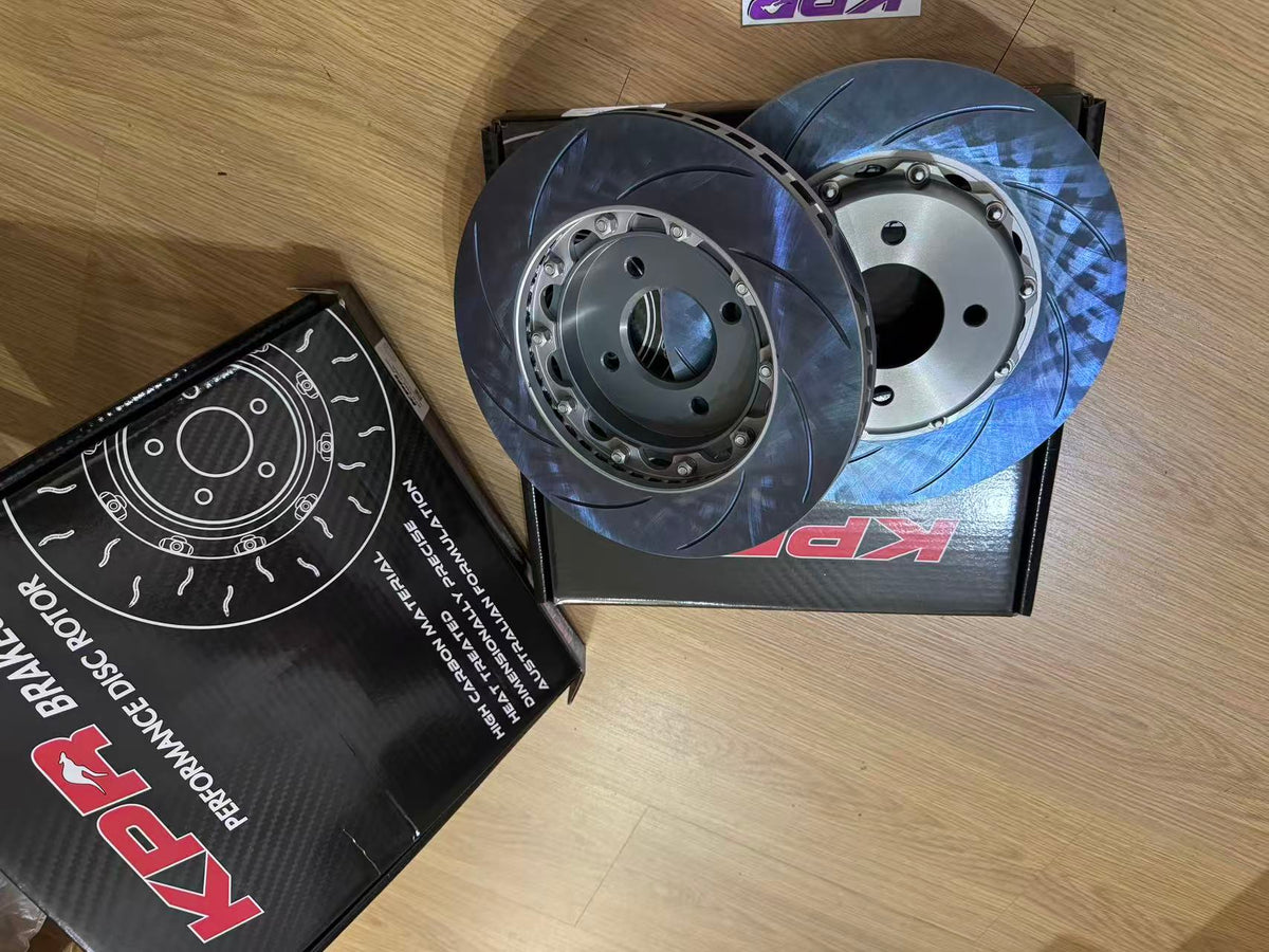 2X KPR HT6S BRAKES ROTOR SUPER DUTY 2-PIECE REPLACEMENT ROTORS 282MM X26MM  4H X 100 PCD Customised Rotors
