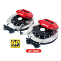 AP RACING CP7600 4POT CALIPERS + 285MM DBA T2 SLOTTED ROTORS FULL BRAKE KIT FOR 15" WHEELS - FRONT