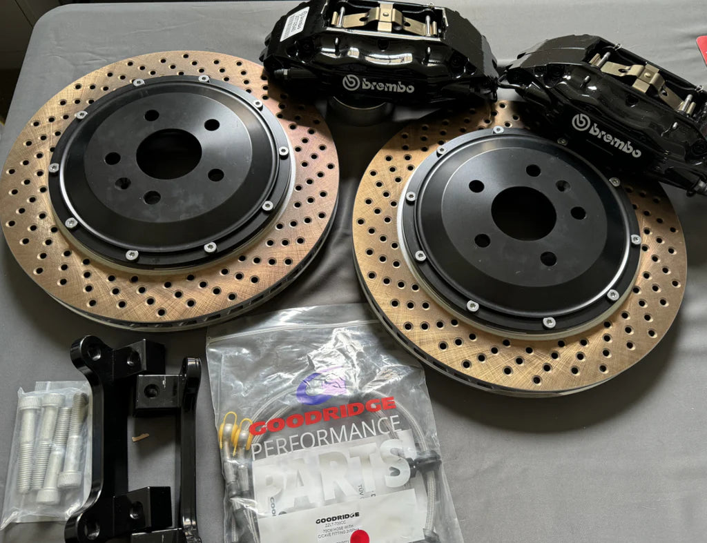 BREMBO F50 calipers + 355MM / 380mm Rotor full Big Brake Kit Bolt On Fit Commodore VE VF HOLDEN