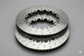 PAIR Genuine AP Racing J Hook Slot 378mm X 32mm Disc Brake Rotors (Track Spec)