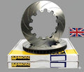 PAIR Genuine AP Racing Slot 355mm X 32mm Disc Brake Rotors (Street /Track Spec)