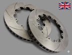 PAIR Genuine AP Racing Slot 355mm X 32mm Disc Brake Rotors (Street /Track Spec)