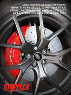 Big brake kit for Land Rover Defender FRONT & REAR (Akebono 10 pots caliper front + Akebono 4 pots rear +EPB + CCB ceramic rotors)