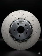 2x KPR BRAKES UPGRADE HT6S 370MM - 2Pcs (2 PIECE) Replacement Rotors + Aluminium Hats KPR62608RS FOR Commodore VE VF /Cadillac CTS-V / Camaro