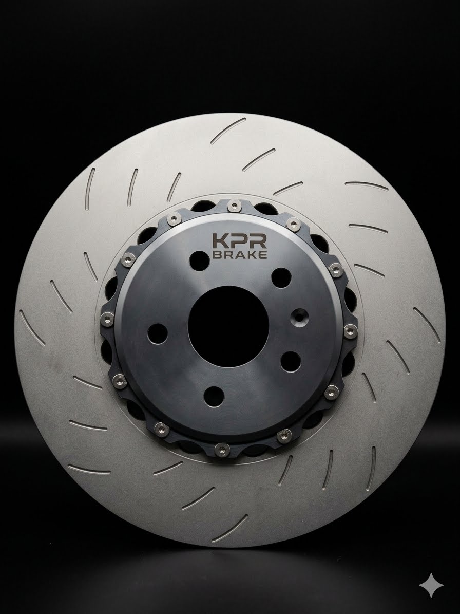 2x KPR BRAKES UPGRADE HT6S 370MM - 2Pcs (2 PIECE) Replacement Rotors + Aluminium Hats KPR62608RS FOR Commodore VE VF /Cadillac CTS-V / Camaro