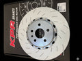 2x KPR BRAKES UPGRADE HT6S 370MM - 2Pcs (2 PIECE) Replacement Rotors + Aluminium Hats KPR62608RS FOR Commodore VE VF /Cadillac CTS-V / Camaro