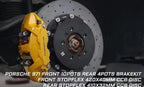 AKEBONO Performacne 4 piston CALIPERS - brake kit + CARBON CERAMIC ROTOR 410MM disc fits porsche Cayenne -REAR