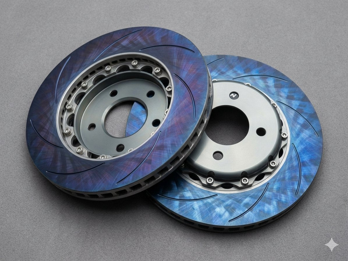 2X KPR HT6S BRAKES ROTOR SUPER DUTY 2-PIECE REPLACEMENT ROTORS 282MM X26MM  4H X 100 PCD Customised Rotors