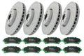 FRONT + REAR DBA Brake Rotors + Pads FOR Mercedes-AMG A35 4MATIC (W177/V177)  Street Performance upgrade kit