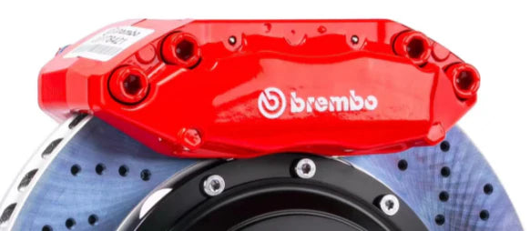 BREMBO BLACK F40 4POT CALIPERS UPGRADE BIG BRAKE KIT (FRONT OR REAR) CUSTOMISED TO SUIT YOUR CAR