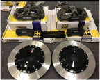 PAIR Genuine AP Racing J Hook Slot 378mm X 32mm Disc Brake Rotors (Track Spec)