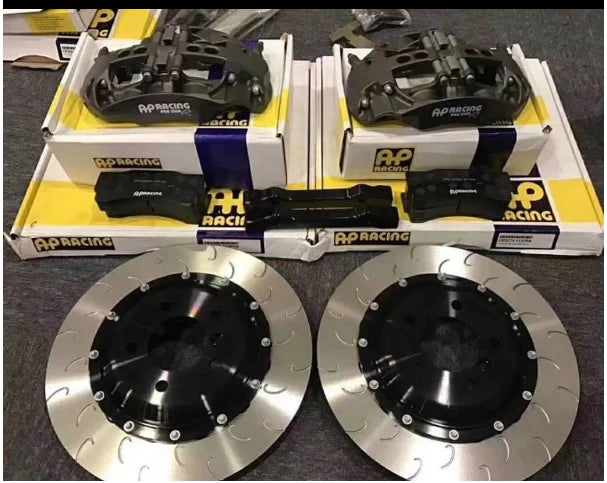 PAIR Genuine AP Racing J Hook Slot 378mm X 32mm Disc Brake Rotors (Track Spec)