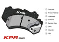 KPR BRAKES -O.E. PREMIUM Brake Pads FOR Ford Falcon BA - BF / Territory FRONT KP1473-OEP (REF: DB1473)