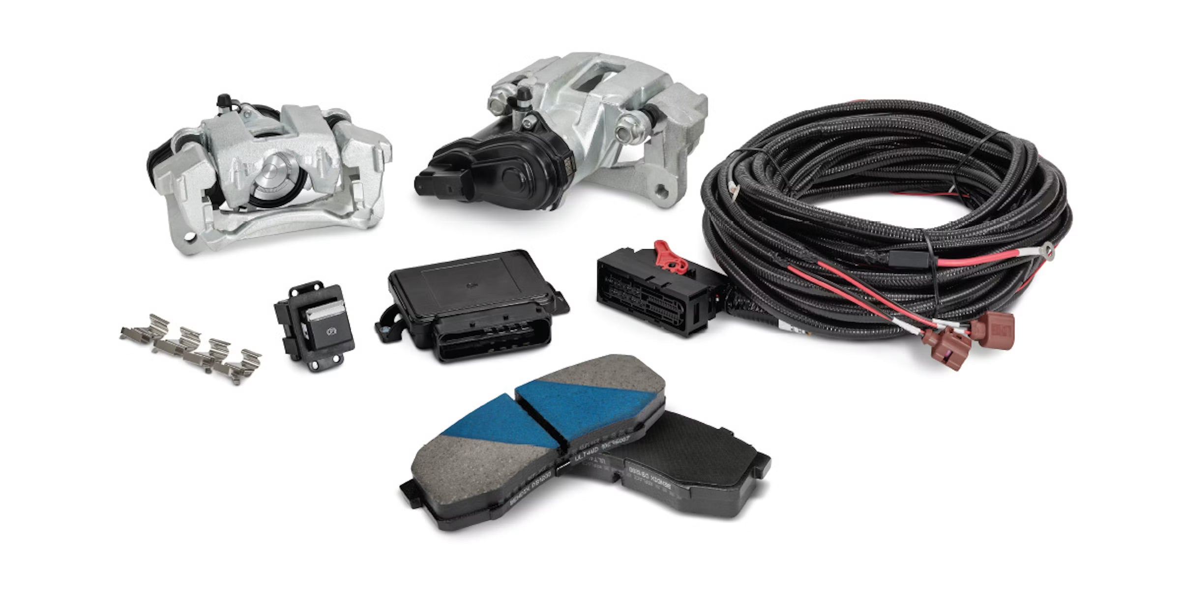 BRAKE UPGRADE KIT FOR LANDCRUISER LC76 -FRONT + REAR (AP Racing 6Pot Front + REAR E-Brake Set up + HT4S Rotors with Pads)