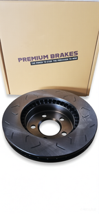 2X PREMIUM BRAKE SLOTT ROTORS SUITS HOLDEN COMMODORE VT VY VZ 286MM -REAR