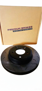 2X PREMIUM BRAKE SLOTT ROTORS SUITS HOLDEN COMMODORE VT VY VZ 286MM -REAR