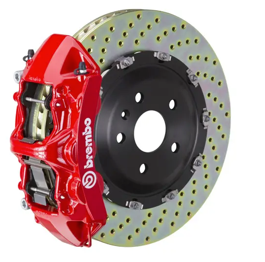 Genuine Brembo RACING PERFORMANCE GT-M6 (GT6) CALIPER + 380MM DRILLED ROTOR FOR FRONT BIG BRAKE KIT CUSTOMISED BRAKE KIT FOR YOUR CAR
