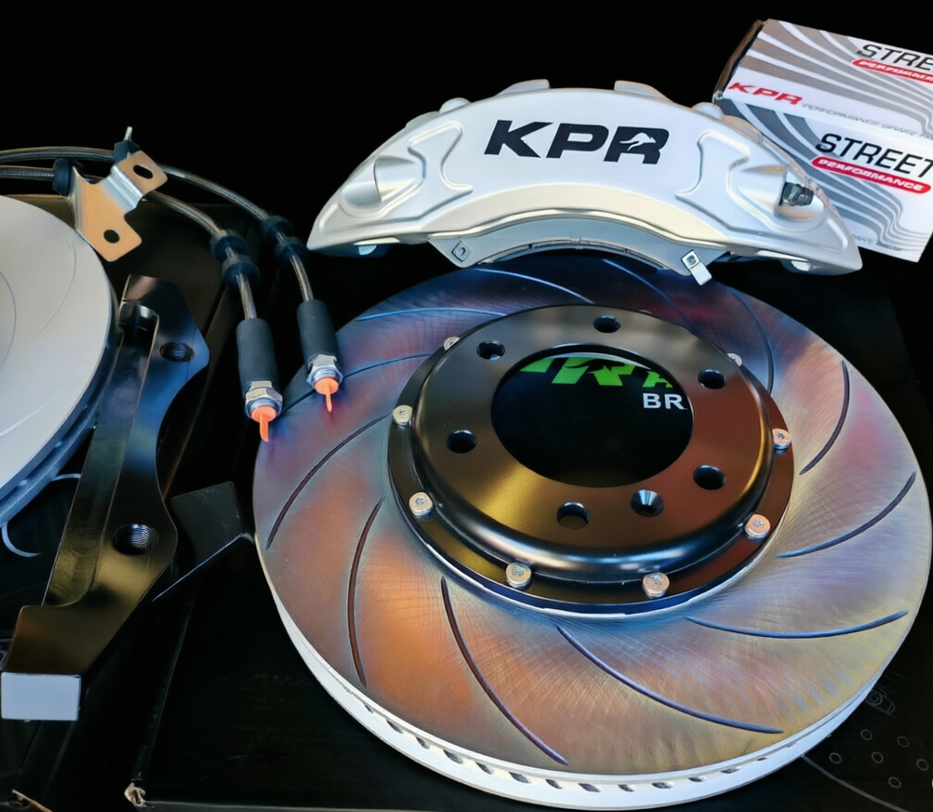 Kp Racing Brake KPR BRAKES RED SP6 PRO CALIPERS 6POT + 350mm ROTORS FRONT BIG BRAKE KI ...