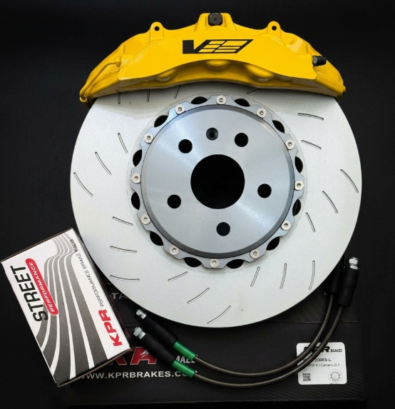 BREMBO 6PISTON + KPR BRAKES HT6S 370MM 2-PIECE Rotors + Aluminium Hats BIG BRAKE KIT FOR Commodore VE VF /Cadillac CTS-V /Camaro