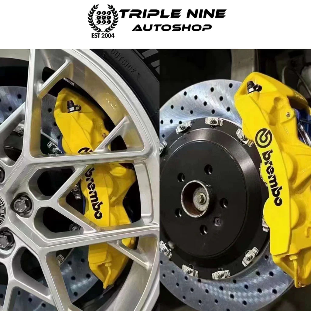 Genuine Brembo GT4 CALIPER + KPR HT5S DRILLED 380MM ROTOR -BIG BRAKE KIT FOR REAR - MUSTANG GT S550 (2015-2023) (Copy)