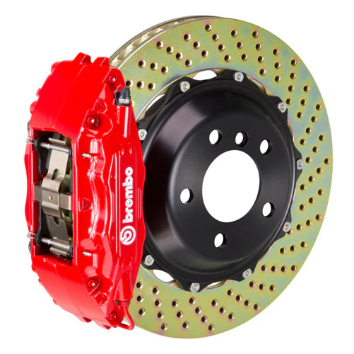 FRONT BIG BRAKE KIT - Brembo (Ferrari) F50 GT Big Brake Kit  + DRILLED 355x32 2-Piece ROTORS -CUSTOMISED TO SUITS YOUR CAR