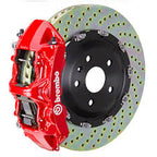 BREMBO RED 8POT G8 (GT8) PERFORMANCE CALIPERS + 380MM DRILLED FRONT UPGRADE BIG BRAKE FULL KIT FITS HOLDEN COMMODORE VE VF