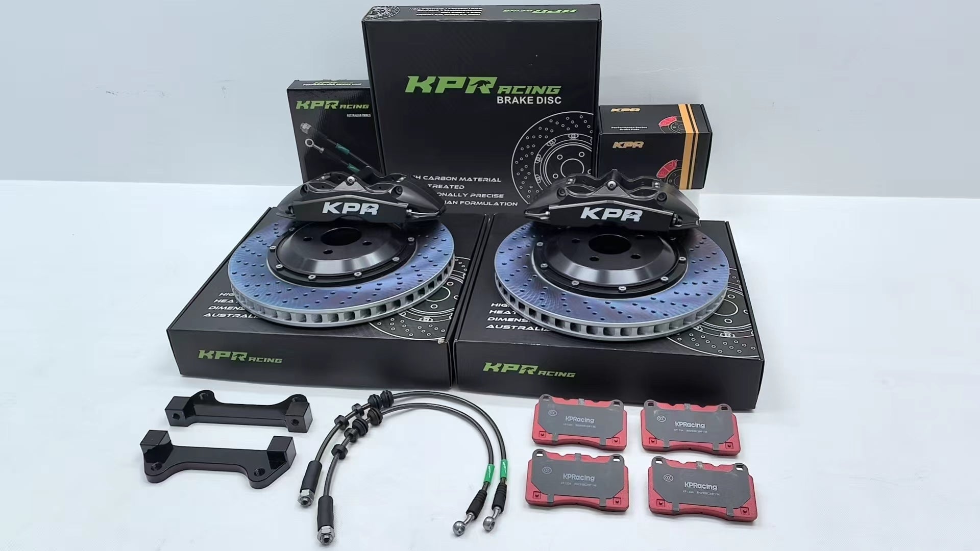 KPR BRAKES RED SP6 PRO CALIPERS + 380MM ROTORS FRONT BIG BRAKE KIT -CUSTOMISED FOR YOUR CAR
