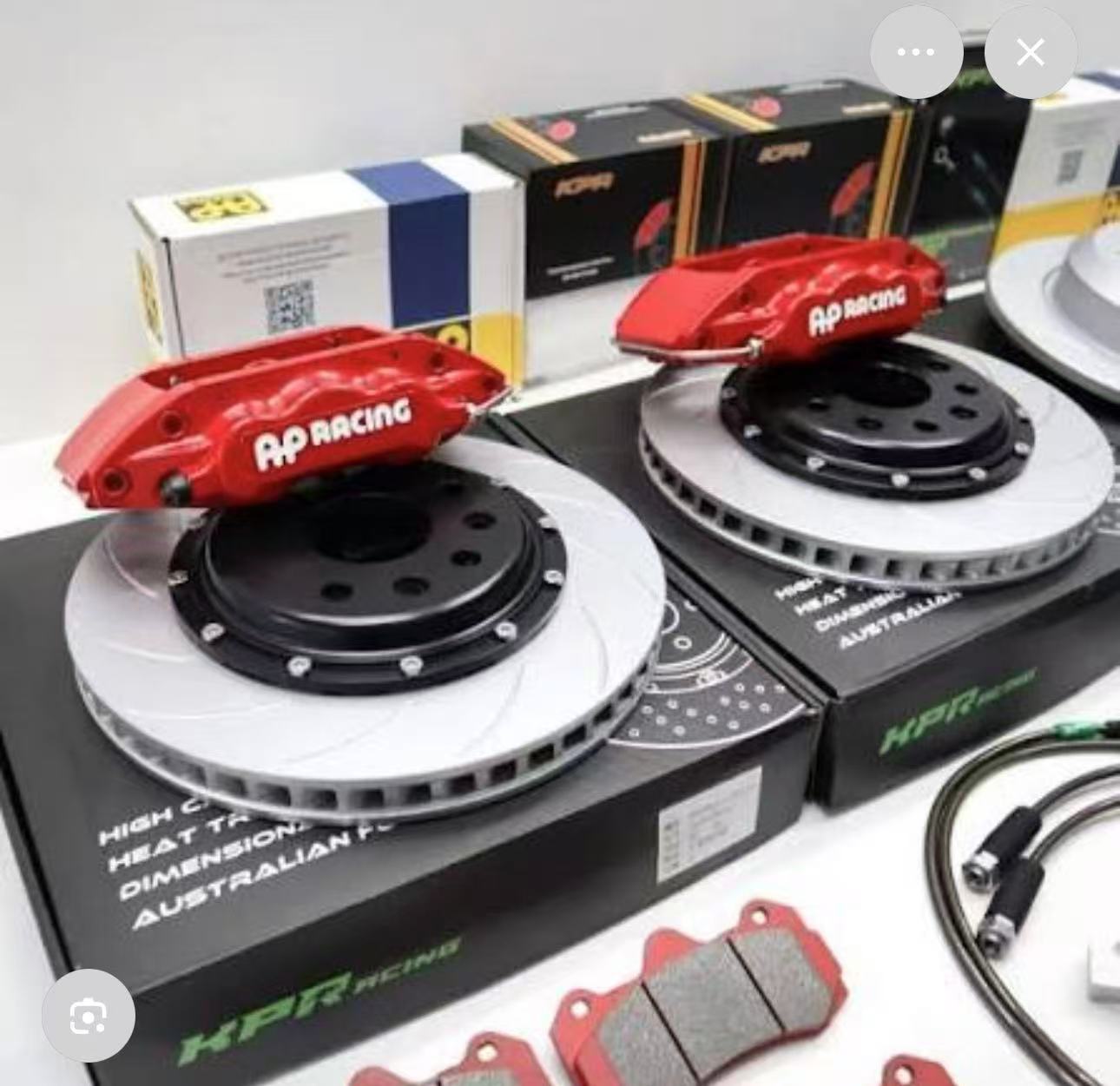 AP Racing CP7040 CALIPERS 6POT + KPR 355MM / 380MM SLOTTED ROTORS FRONT BIG BRAKE KIT FITS MAZDA RX7