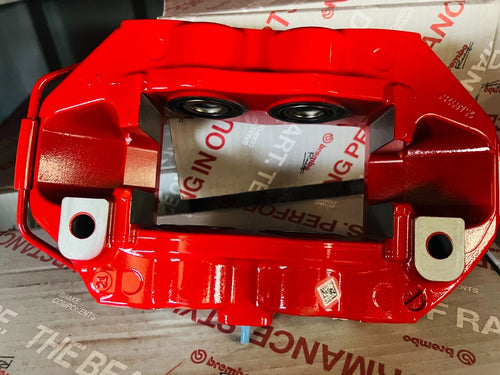 2X BREMBO RACING PERFORMANCE STREET PRO -light track - CALIPER GTM-4 (GT4) 4 PISTON -RED PAIR (GTM-4)