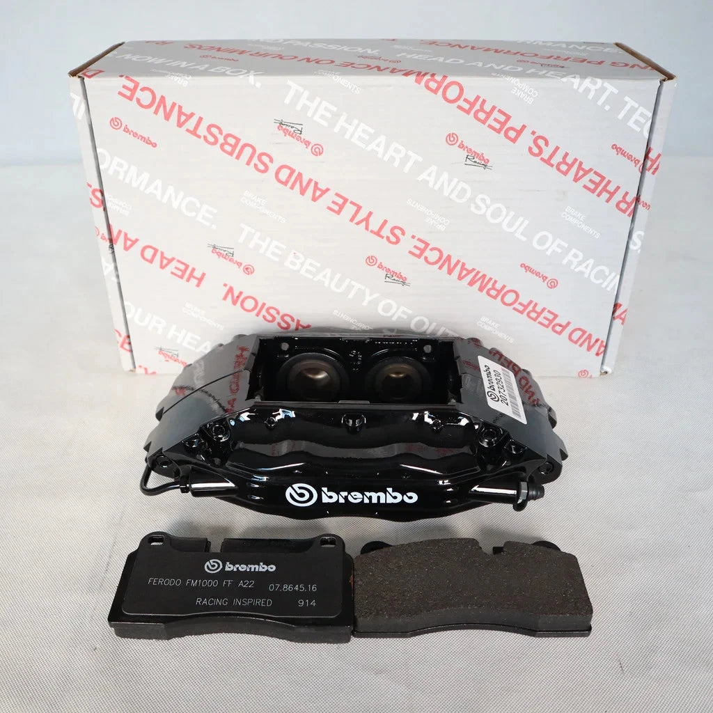 2X Brembo F50 4 POT (street performance -OEM spec ) BRAKE Caliper ( 4 PISTON ) suit 17 inch + wheels -BLACK