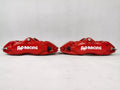 2X AP RACING 4 PISTON Street Performance BRAKE CALIPERS (red) CP9200