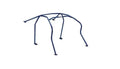CUSCO RACE BOLT-ON Roll Cage (STREET/TRACK USE) For HONDA Integra Type R DC5 K20 #322 270 W10