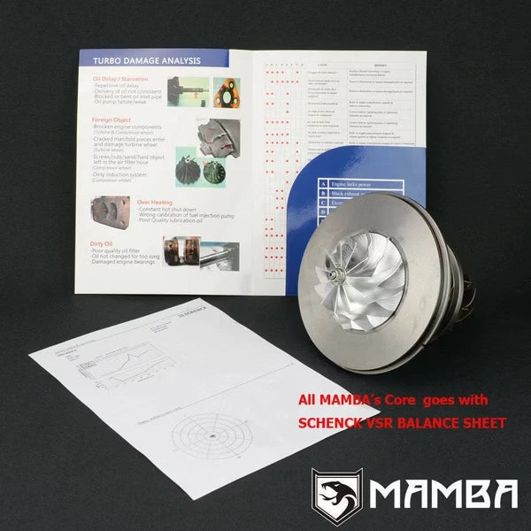 UNIVERSAL MAMBA GTX2871R DUAL BALL BEARING VBAND FLANGE 500HP TURBO KIT