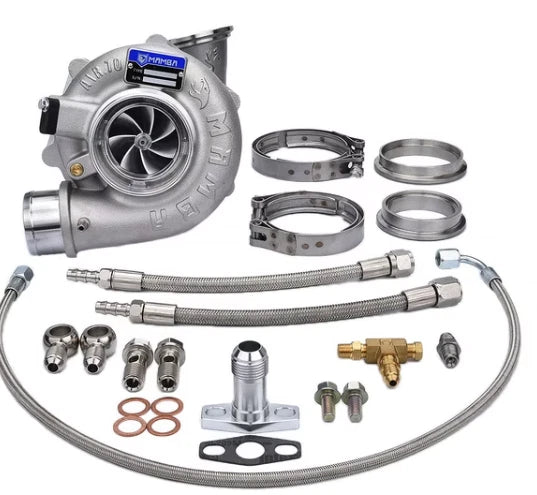UNIVERSAL MAMBA GTX2871R DUAL BALL BEARING VBAND FLANGE 500HP TURBO KIT