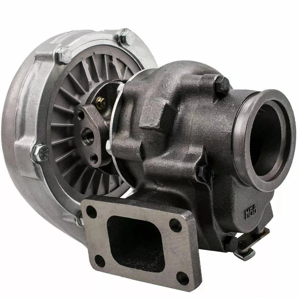 T04E - T3 T4 V-BAND Turbo Charger + Oil Line Kit V-Band Flange for 4 6 Cyl 400+hp FOR 4WD 4X4 UPGRADES