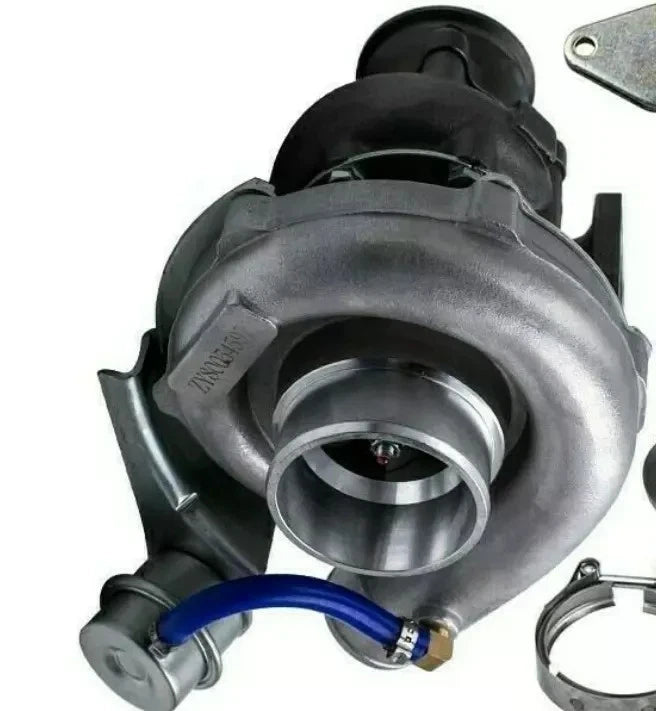 T04E - T3 T4 V-BAND Turbo Charger + Oil Line Kit V-Band Flange for 4 6 Cyl 400+hp FOR 4WD 4X4 UPGRADES
