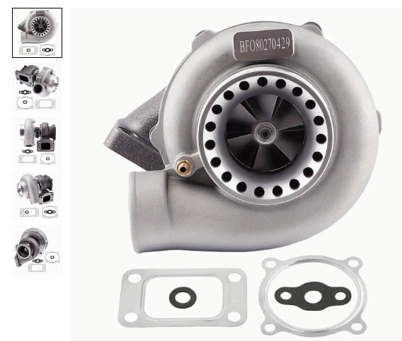 POWER SPIRIT GT35R GT3582 600HP TURBOCHARGER T3 FOR TURBO DIESEL UPGRADES + FITS FORD FALCON BA BF FG XR6T XR6 4.0 / NISSAN SKYLINE SILVIA XR20 RB25 RB26 RB20 +