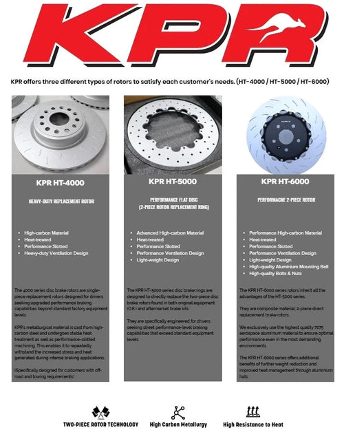 2 X KPR 335MM 4S SLOT ROTOR REAR FITS Lexus GX LX / LAND CRUISER FJA300 2021-2025 - KP43769S (DBA43769S)