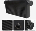 POWER SPIRIT BLACK 600x300x100MM - POWER Alloy Intercooler with 3" Inlet UNIVERSAL  4 INCH 100MM LARGE INTERCOOLER